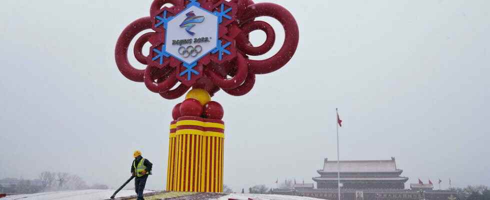 in Beijing the Olympic Games 100 artificial snow