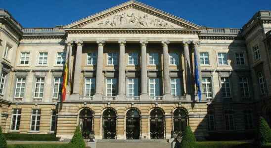 search of the Belgian Federal Parliament