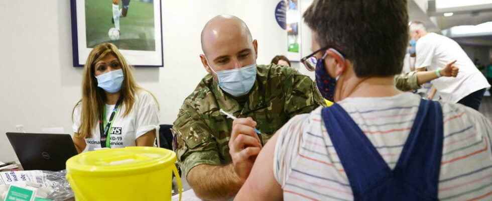 the British army to reinforce London hospitals