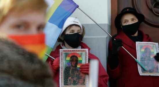 three LGBT activists accused of insulting the Virgin Mary