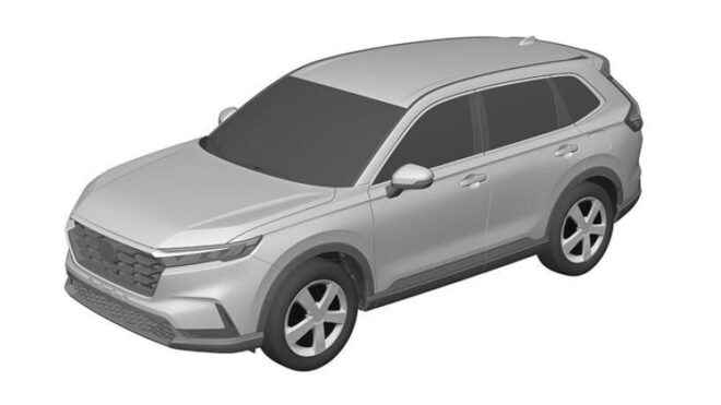 2023 Honda CR V new generation design lines leaked