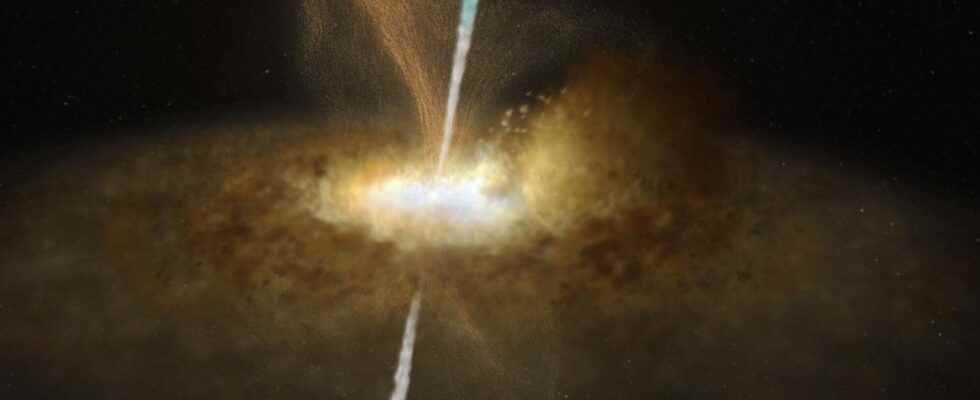 Black hole the unified model of active galactic nuclei confirmed