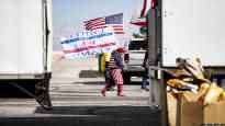 Convoy truck is expected to proceed to Washington the largest