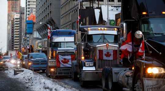 Freedom convoy Ottawa truckers these yellow vests who paralyze Canada