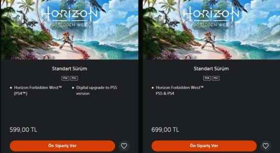 It is possible to get Horizon Forbidden West PS5 version