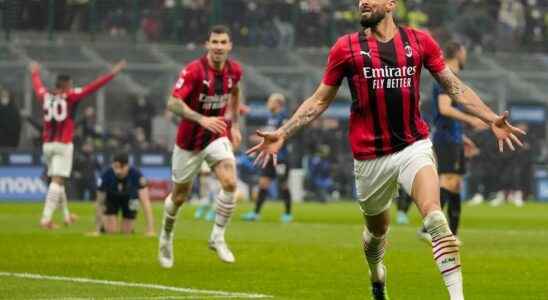 Italy AC Milan replaces itself Giroud hero of the derby