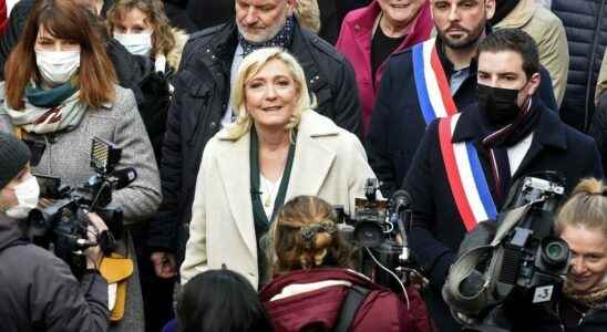 Marine Le Pen behind Eric Zemmour in the hunt for