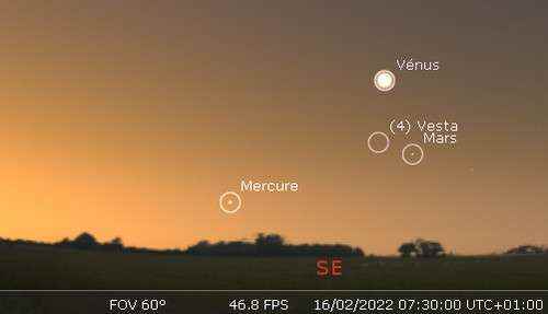 Maximum elongation of Mercury west of the Sun