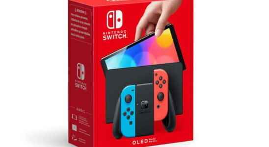 Nintendo Switch OLED the console is back in stock