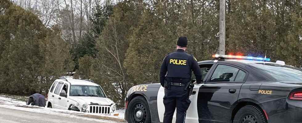 Police briefs careless driving after crash impaired driver rescued from