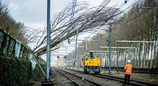 ProRail All damage after storm Eunice repaired
