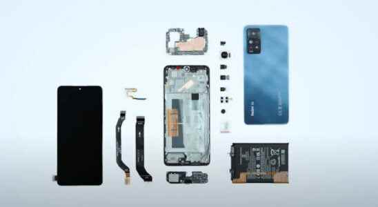 Redmi Note 11 Pro 5G disassembled in official video