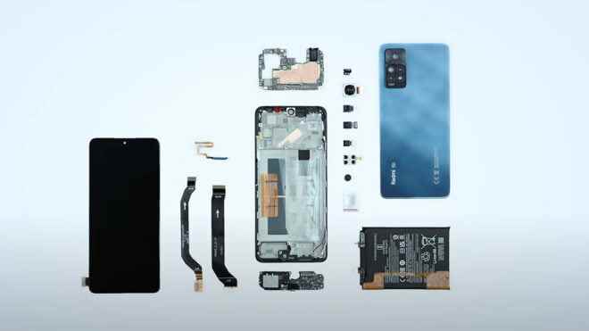Redmi Note 11 Pro 5G disassembled in official video