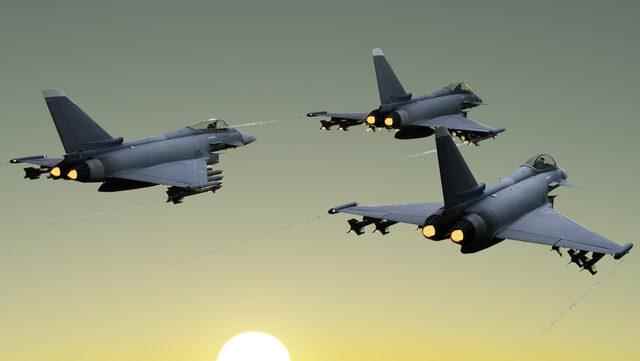 Russian bombers arrived near Scotland British jets away
