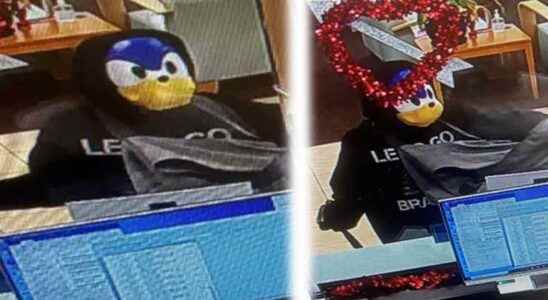 Sonic tried to rob a bank with his mask