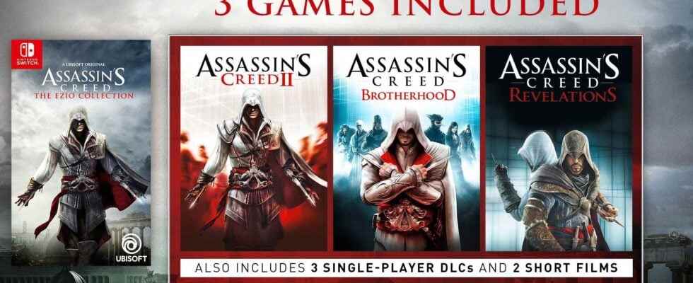 The Ezio Collection is out for Switch