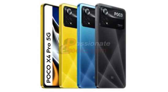 This may be the design for the POCO X4 Pro