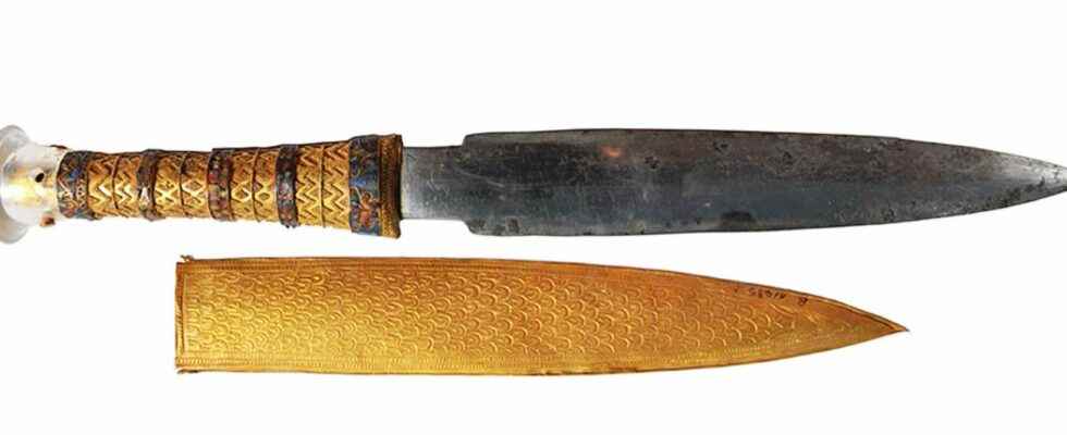 Tutankhamun where does his extraterrestrial iron dagger come from