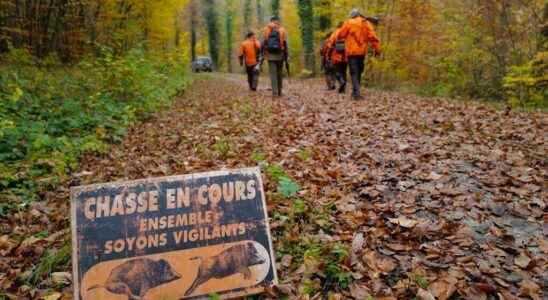 a 25 year old hiker killed in a hunting accident in Cantal