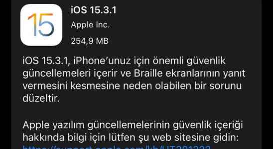 iOS 1531 and iPadOS 1531 released Includes important security