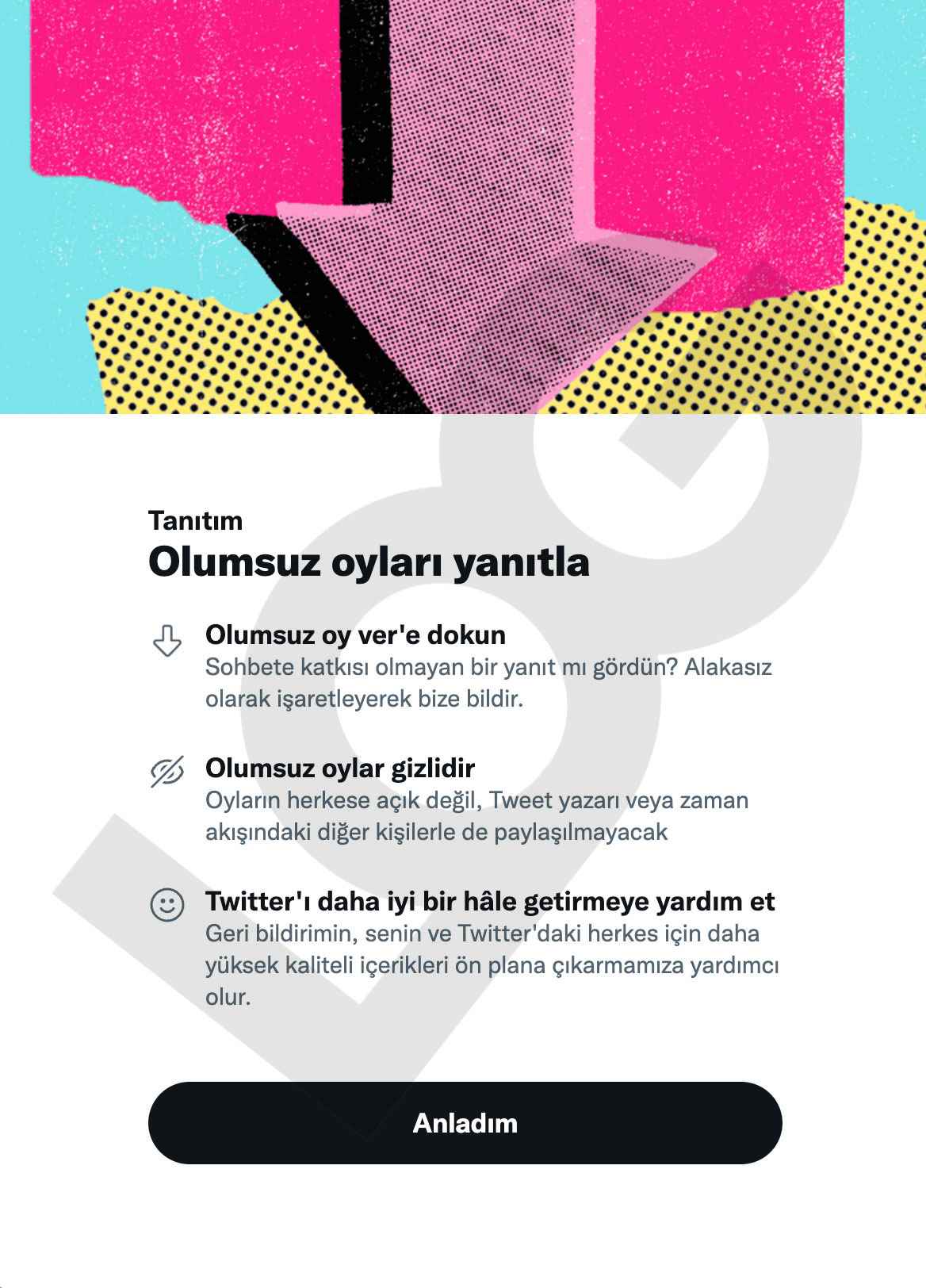 1647445589 312 Twitter started to highlight the negative vote system in Turkey