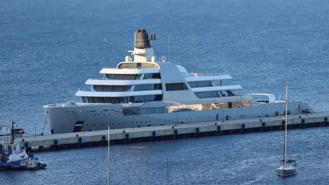 Solaris belonging to Abramovich is also anchored in Bodrum.