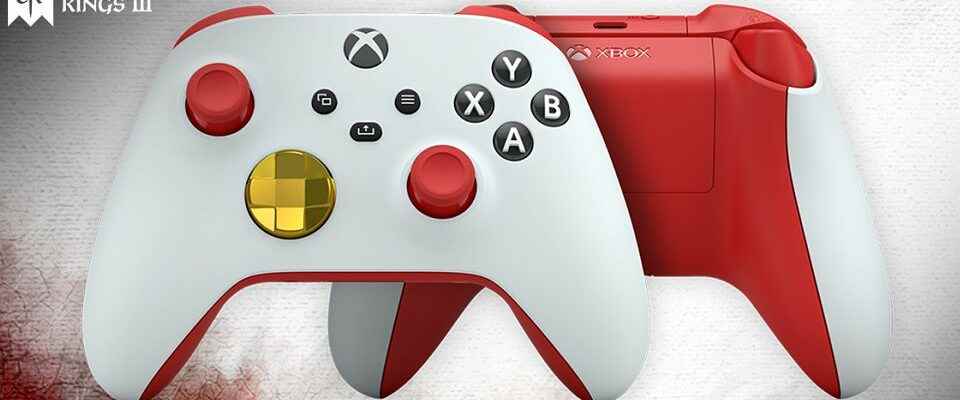 A special Xbox Controller has been designed for Crusader Kings