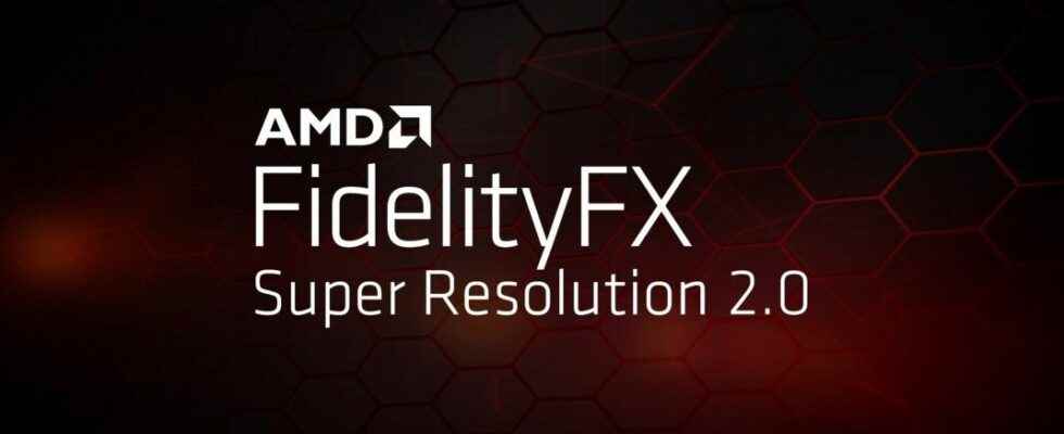 AMD FidelityFX Super Resolution FSR 20 announced