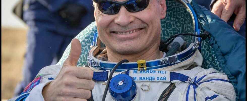 An American astronaut landed in Baikonur with two Russian cosmonauts