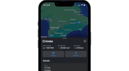 Apple Maps now shows Crimea in Ukraine except in Russia