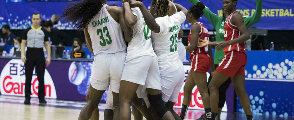 Basketball Nigerian women in Frances group at the 2022 World