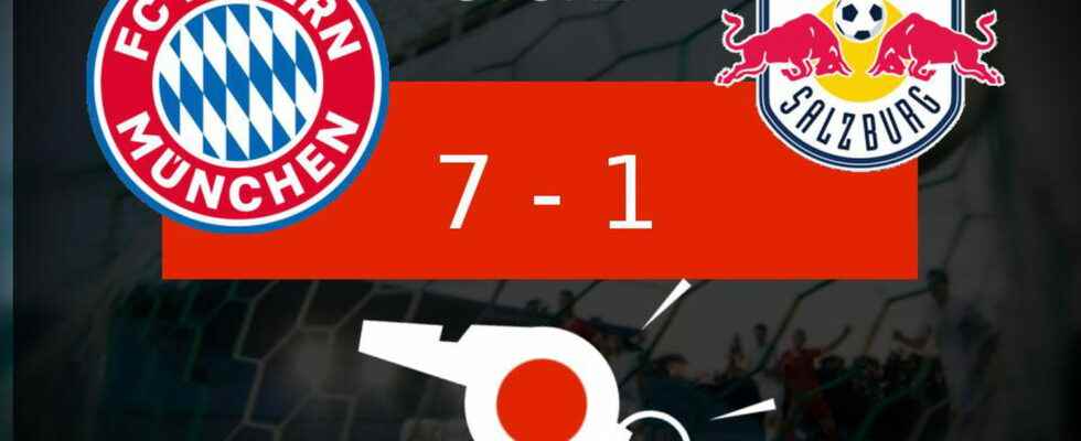 Bayern Salzburg nice blow for Bayern Munich 7 1 what