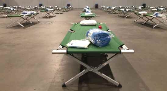 Beds in Jaarbeurs will remain empty for the time being