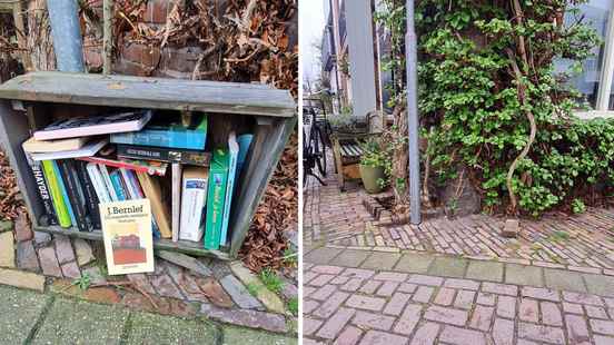 Beloved neighborhood bookcase in Utrecht with bulky waste We want