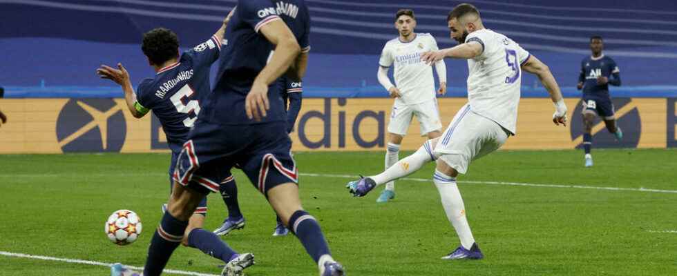 Benzema overthrows PSG Real in the quarters