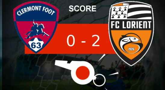 Clermont Lorient nice shot for FC Lorient what to