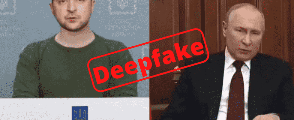 Deepfakes on the disinformation front in the war in Ukraine