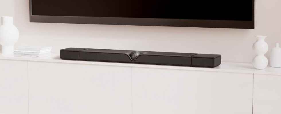 Dione Devialet unveils its soundbar with 17 speakers and Dolby