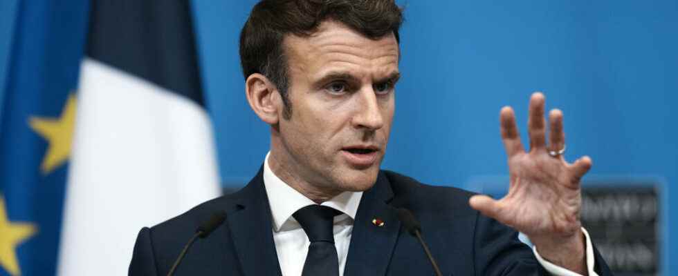 Emmanuel Macron announces a European initiative to alleviate the shortage