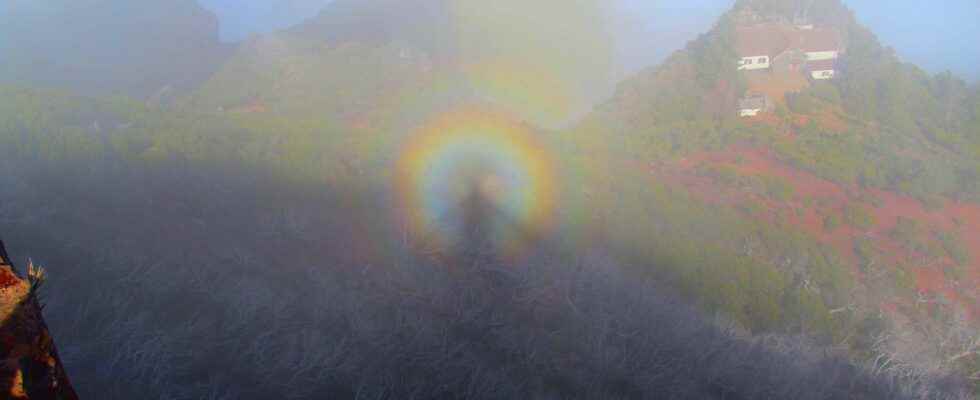 Extraordinary weather phenomenon the Brocken spectrum