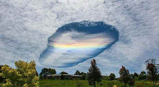 Extraordinary weather phenomenon the skypunch