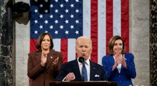 Facing Congress Biden regains his unifying accents