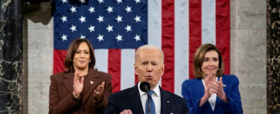 Facing Congress Biden regains his unifying accents
