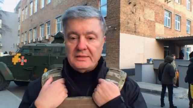 Former President of Ukraine Poroshenko Get out of our country