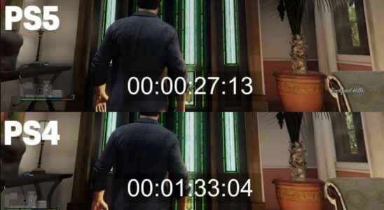 GTA 5 load time on PS5 is 3x faster than