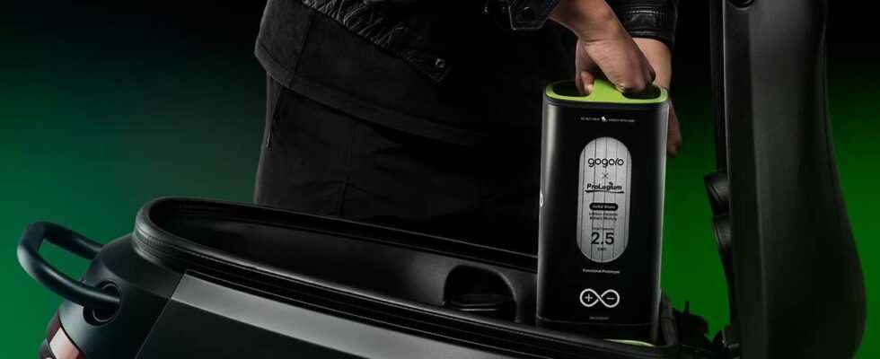 Gogoro unveils the very first interchangeable solid state battery