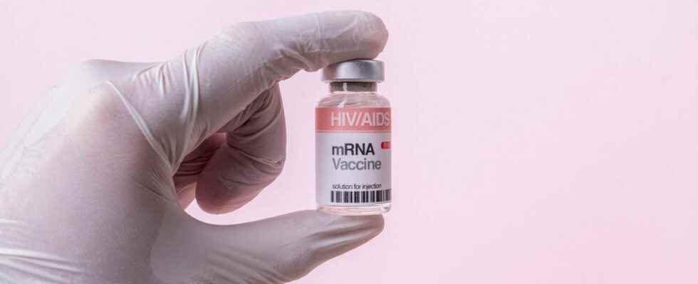 HIV vaccine A first patient receives a dose of messenger