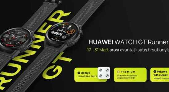 HUAWEI Watch GT Runner is on sale in the HUAWEI