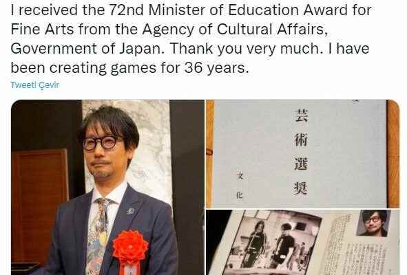 Hideo Kojima receives culture award