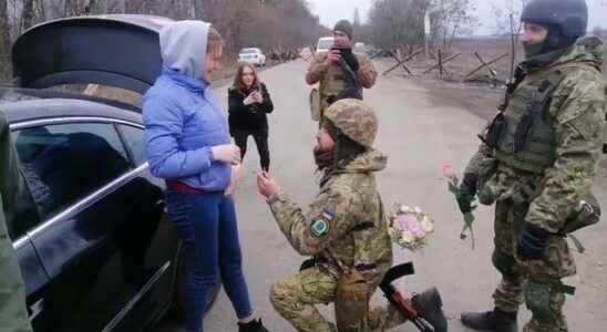Images from Ukraine Stopped at the checkpoint It ended with